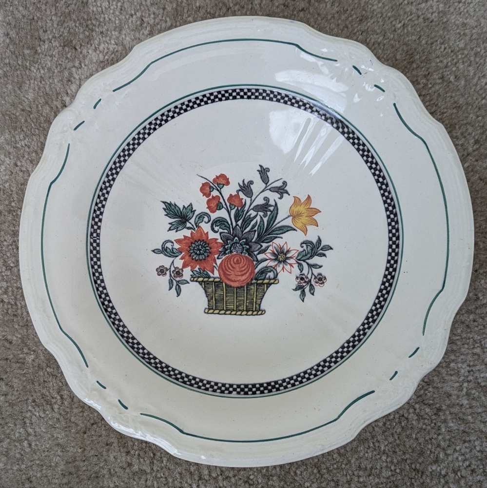 Vintage Wedgwood Small Shallow Serving Dish Footed Flaxman Etruia England 1924